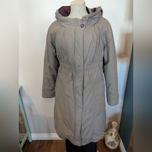 Unique St-Martins Fairy Tale  Scandanavian Cotton Hooded Parka Tan jacket Sz XL - Picture 1 of 15